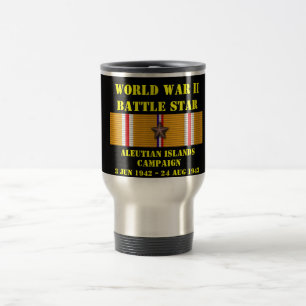 Aleutian Islands Campaign Travel Mug