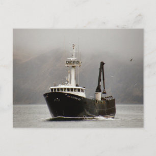 Aleutian No. 1, Crab Boat in Dutch Harbour, Alaska Postcard