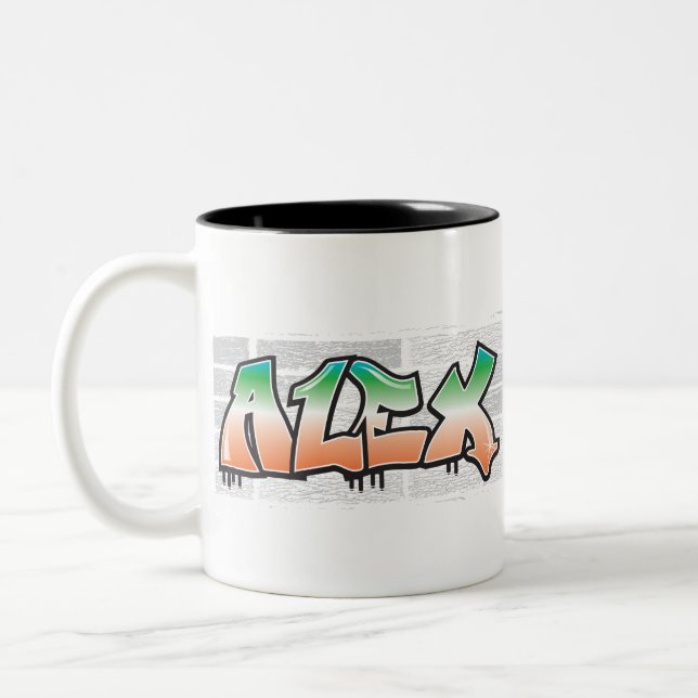 alex.ai Two-Tone coffee mug (Left)