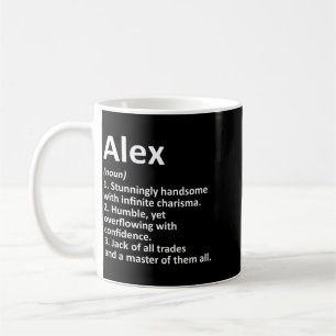 Alex Definition Personalised Name Funny Birthday Coffee Mug