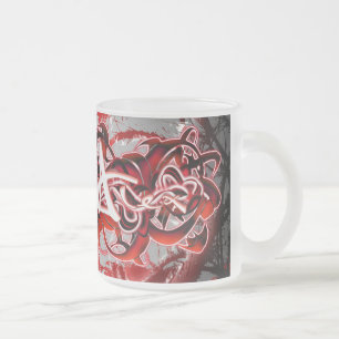 Alex Frosted Glass Coffee Mug