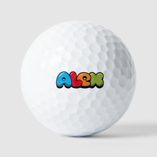 Alex Golf Balls (Front)