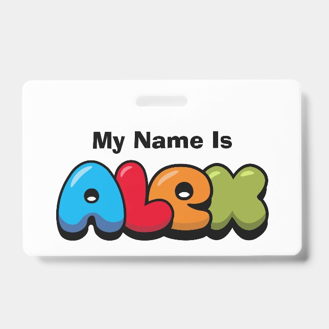 Alex ID Badge (Front)