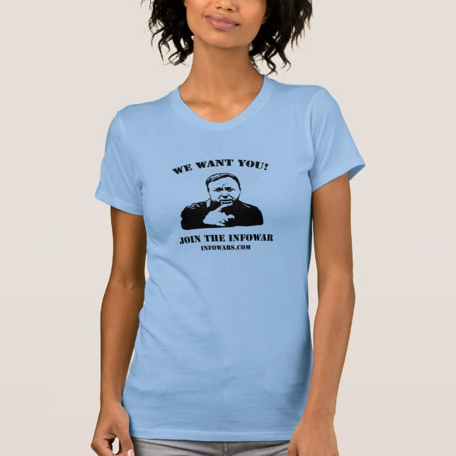 Alex Jones Infowars T-Shirt (Front)