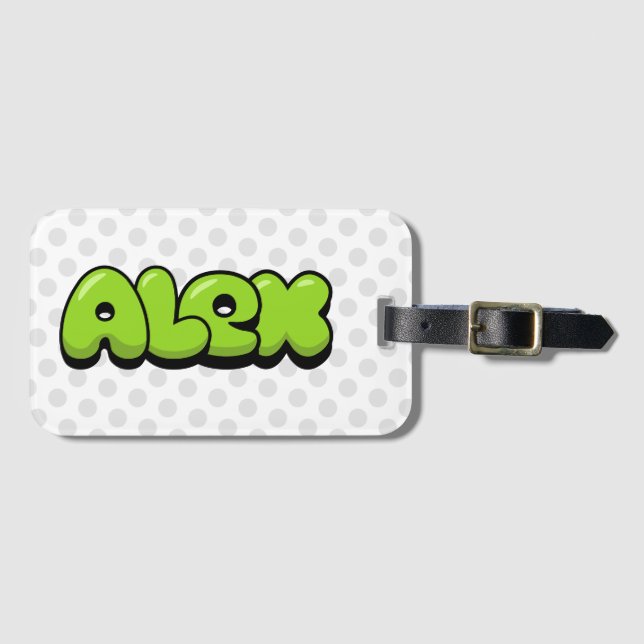 Alex Luggage Tag (Front Horizontal)