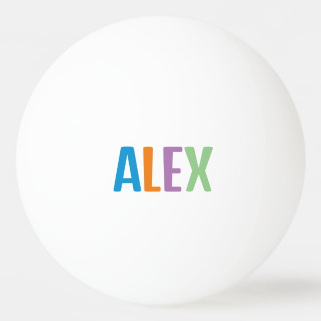 Alex Ping Pong Ball (Front)