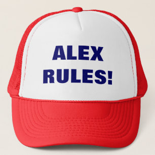 ALEX RULES! TRUCKER HAT