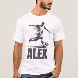 Alex Soccer Boys Personalised First Name Alex T-Shirt