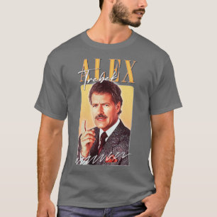 Alex Trebek Retro Aesthetic Fan Design T-Shirt