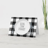 Alexa Command on white plate birthday