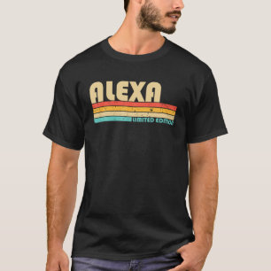 ALEXA Name Personalised Retro Vintage 80S 90S Birt T-Shirt