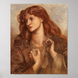Alexa Wilding (Elegant Young Lady With Red Hair) Poster