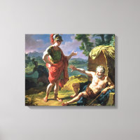 Alexander and Diogenes, 1818 (oil on canvas)