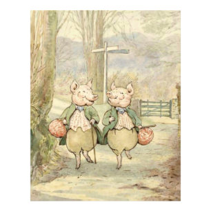 Alexander and Pigling Bland by Beatrix Potter Photo Print