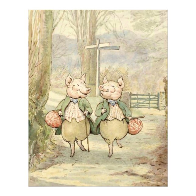 Alexander and Pigling Bland by Beatrix Potter Photo Print (Front)
