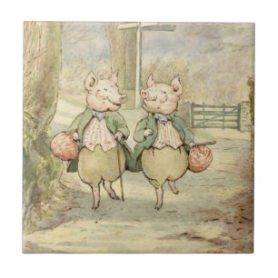 Alexander and Pigling Bland by Beatrix Potter Tile