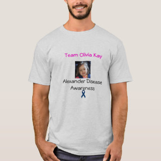 Alexander Awareness - Team Olivia Kay w/ribbon T-Shirt