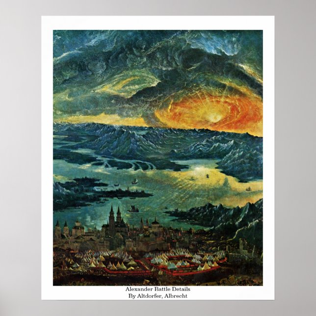 Alexander Battle Details By Altdorfer, Albrecht Poster (Front)