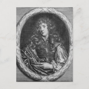 Alexander Browne, engraved by Pieter de Jode Postcard
