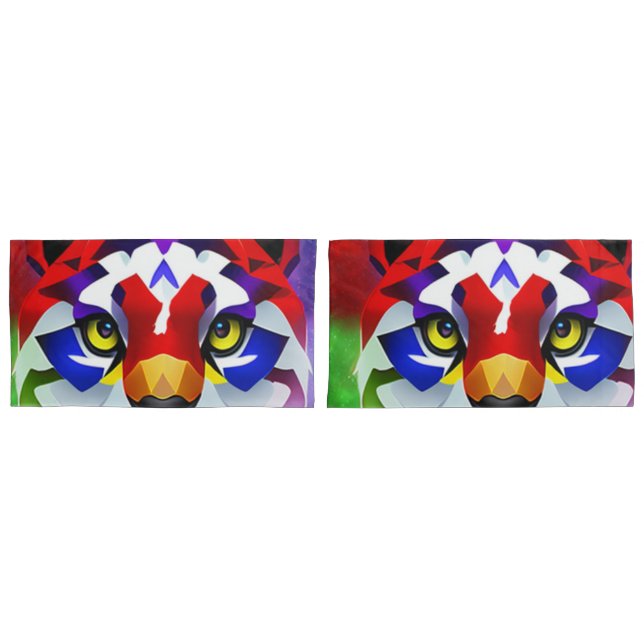 Alexander Cat king pillowcases pair (Front-Set)