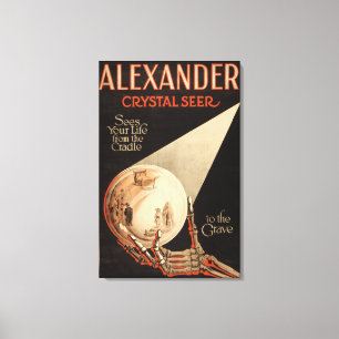 Alexander, Crystal "Cradle to the Grave" Magic Canvas Print