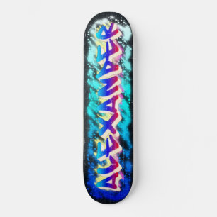 ALEXANDER Customised Graffiti Skateboard