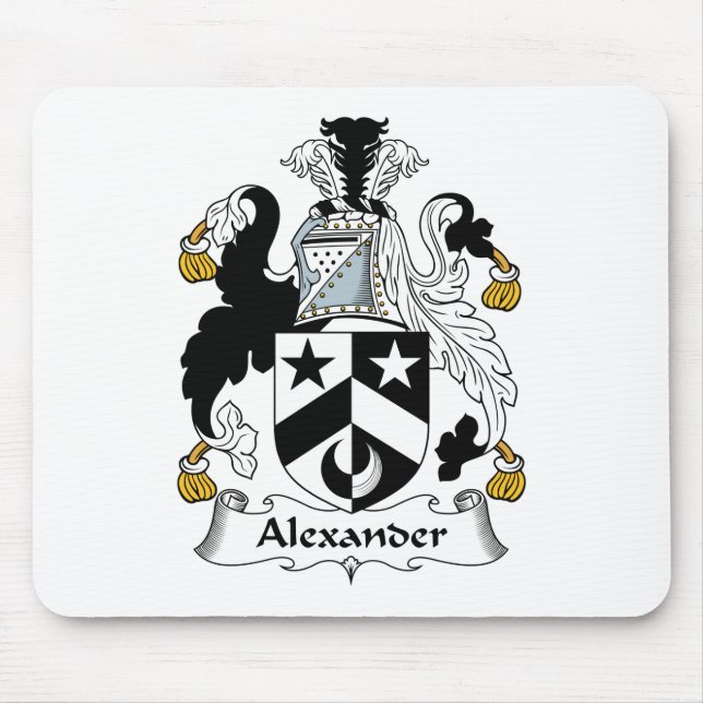 Alexander Family Crest Mouse Mat (Front)