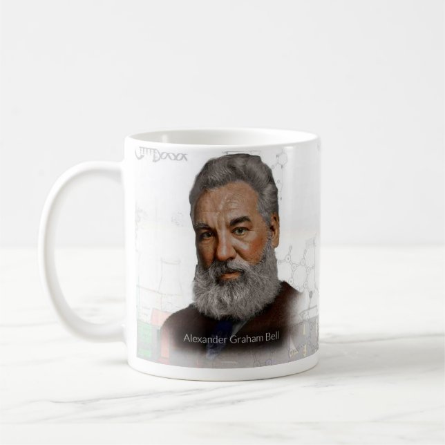 Alexander Graham Bell Historical Mug (Left)