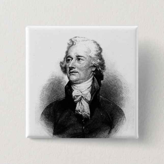 Alexander Hamilton 15 Cm Square Badge (Front)