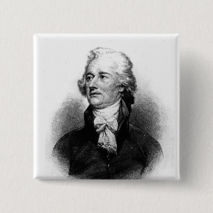 Alexander Hamilton 15 Cm Square Badge