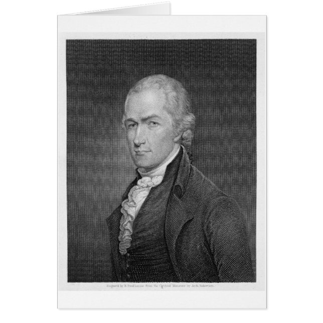 Alexander Hamilton (1757-1804) engraved by John Fr (Front)