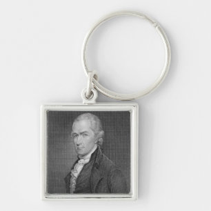 Alexander Hamilton (1757-1804) engraved by John Fr Key Ring