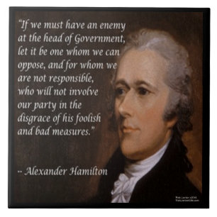 Alexander Hamilton Ceramic Tile