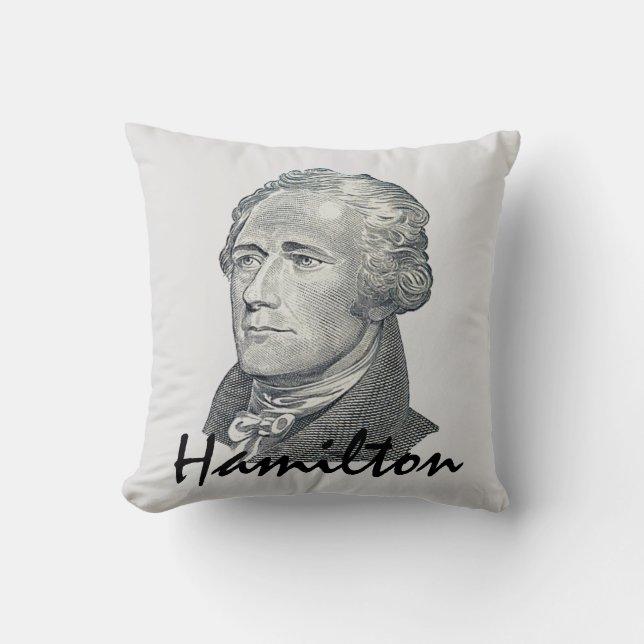 Alexander Hamilton Cushion (Front)