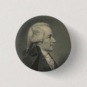 Alexander Hamilton engraving button