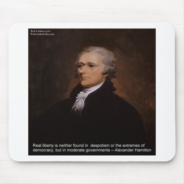 Alexander Hamilton Gifts Mouse Mat (Front)