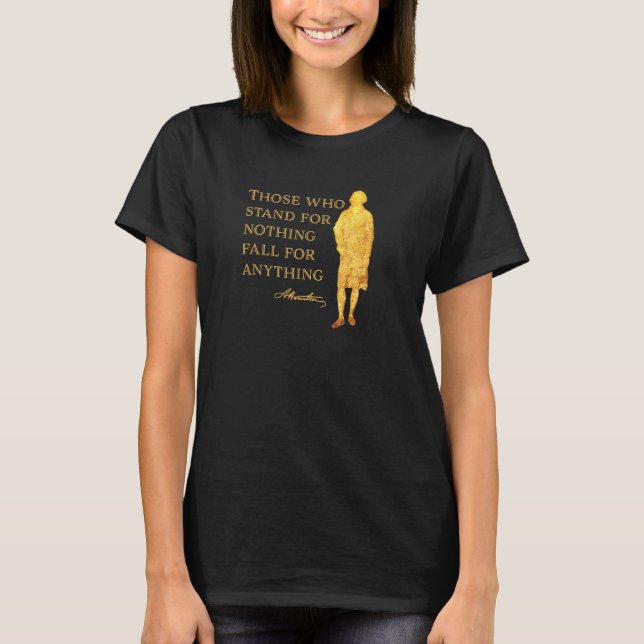 Alexander Hamilton History Usa Costume Teens Men W T-Shirt (Front)