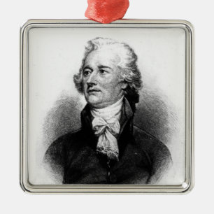 Alexander Hamilton Metal Tree Decoration