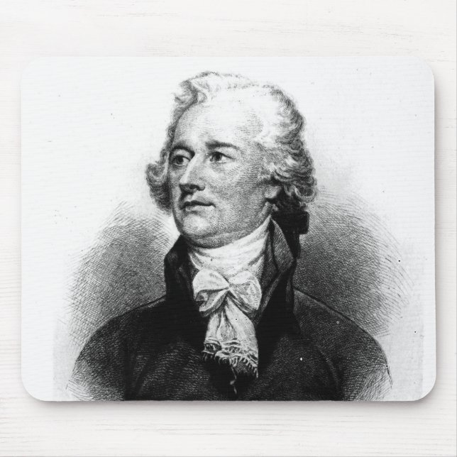 Alexander Hamilton Mouse Mat (Front)