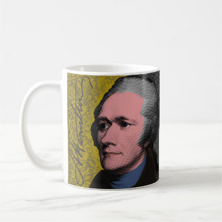 Alexander Hamilton Pop Art Portrait Coffee Mug