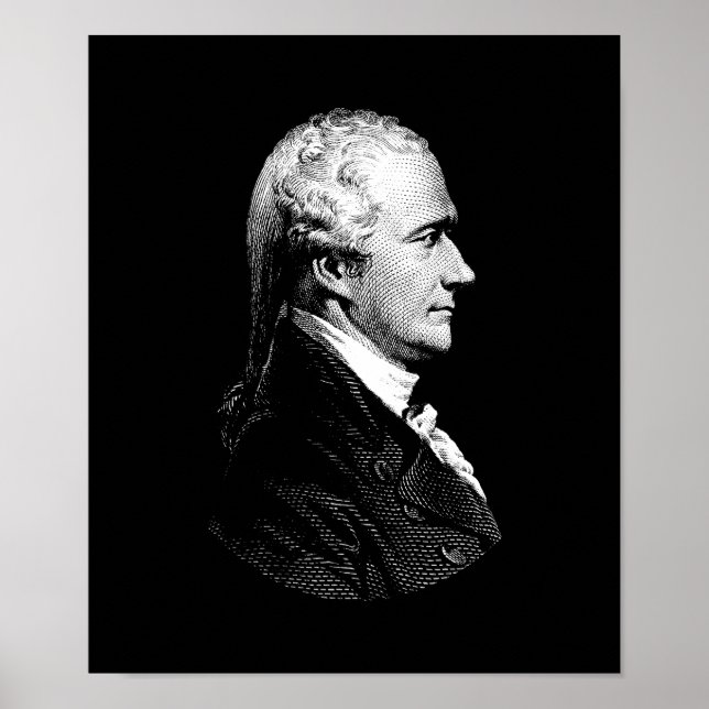 Alexander Hamilton Portrait Poster (Front)