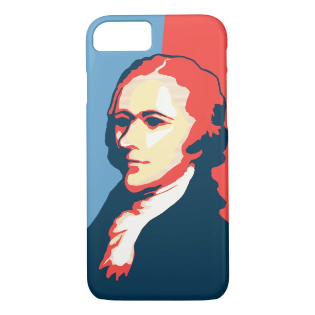 Alexander Hamilton Poster Style Portrait Case-Mate iPhone Case (Back)