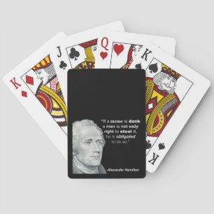 Alexander Hamilton’s Dank Meme - Playing Cards
