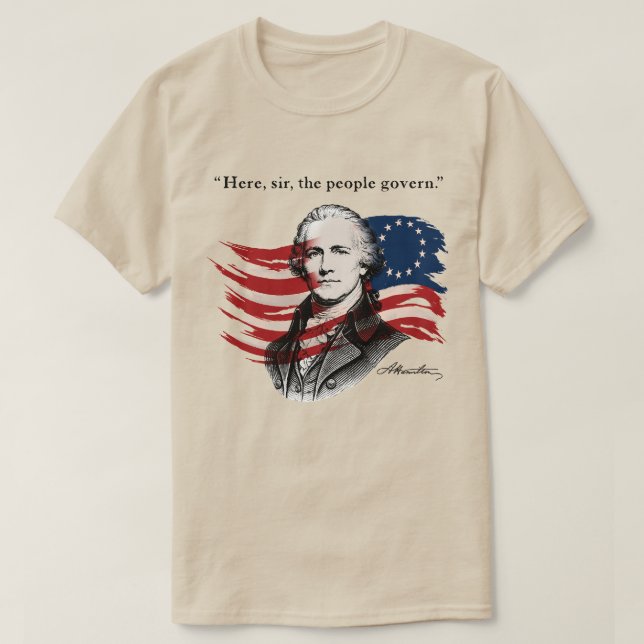 Alexander Hamilton T-Shirt (Design Front)