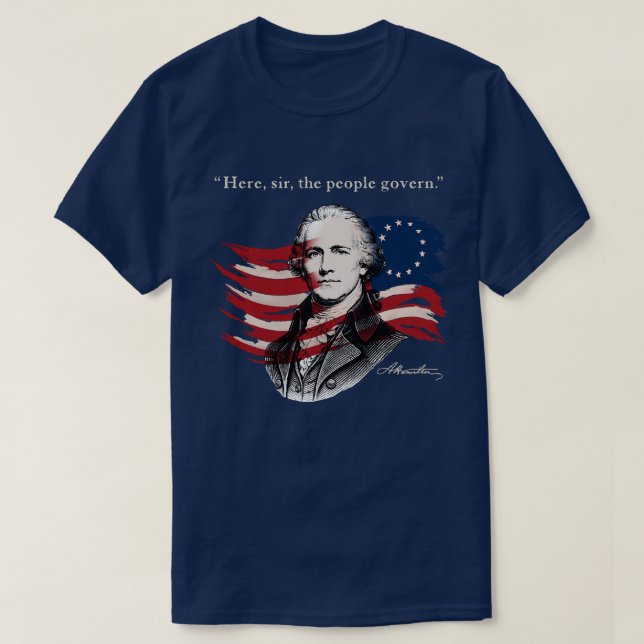 Alexander Hamilton T-Shirt (Design Front)