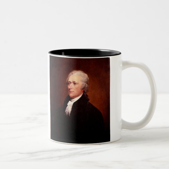 Alexander Hamilton Two-Tone Coffee Mug (Right)