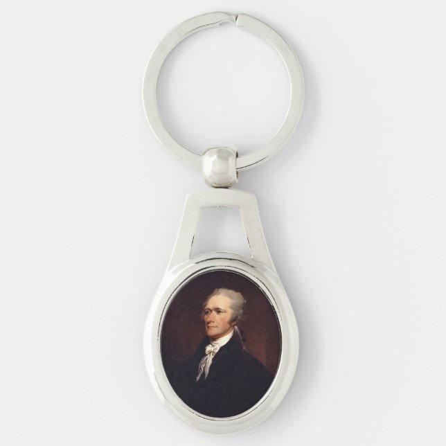 Alexander Hamilton: US Founding Father, Historical Key Ring (Front)