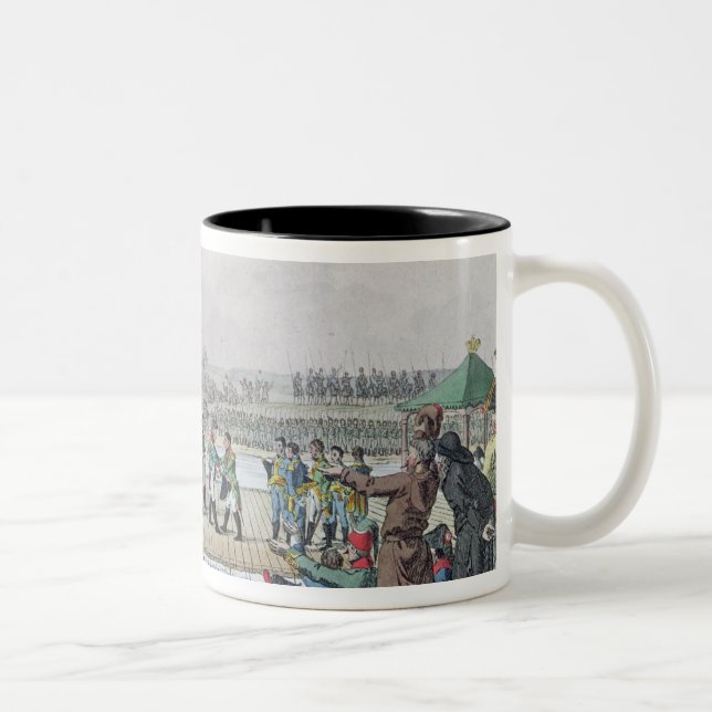 Alexander I  and Napoleon Two-Tone Coffee Mug (Right)
