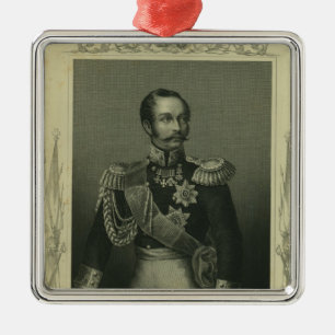 Alexander II  of Russia Metal Tree Decoration