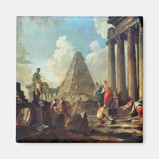 Alexander III  the Great before the Tomb Magnet (Front)